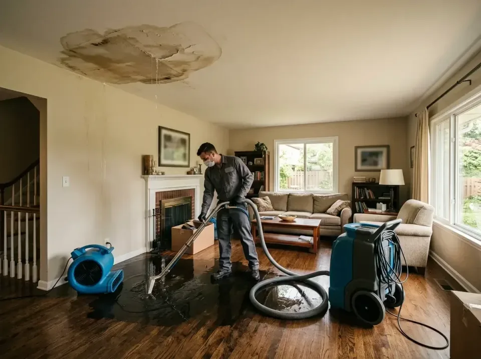 attic-pipe-burst-ceiling-drip-008 — frequently asked questions, Water Damage Restoration & Carpet Care in Maryville, TN